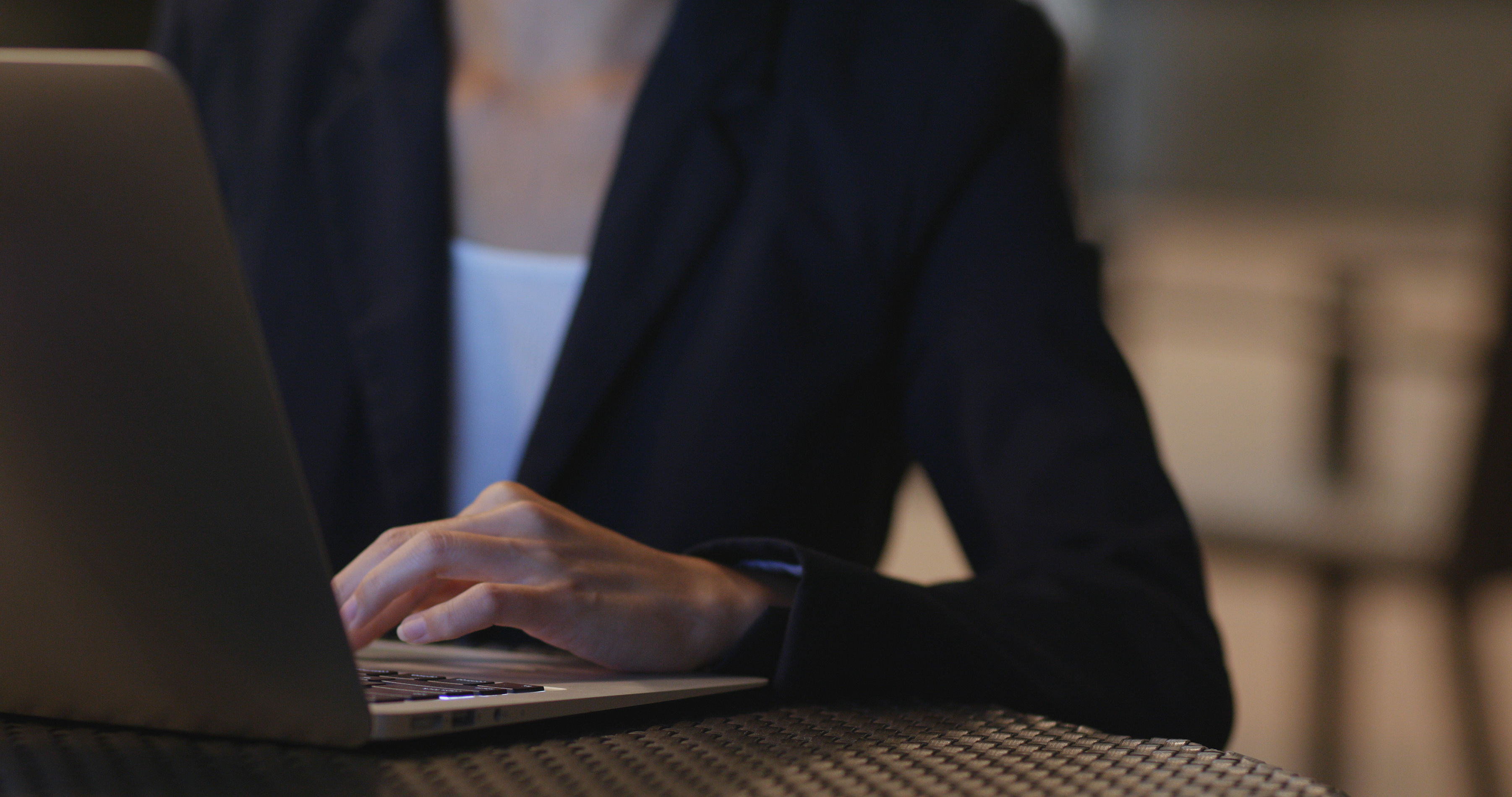 woman working